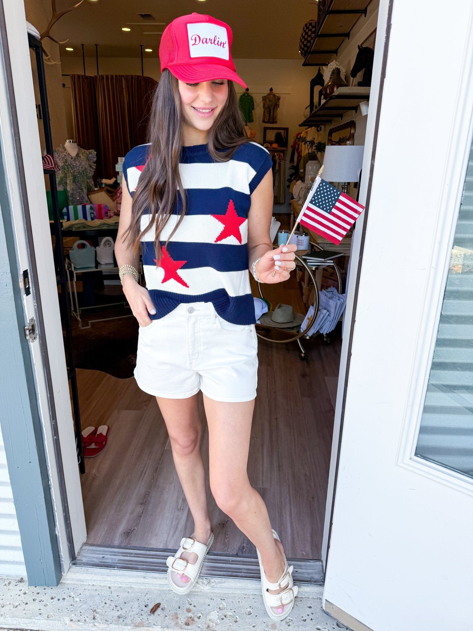 Star Spangled Sweater - Elk + Elm