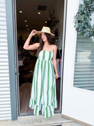 Summerline Stripe Maxi Dress - Elk + Elm