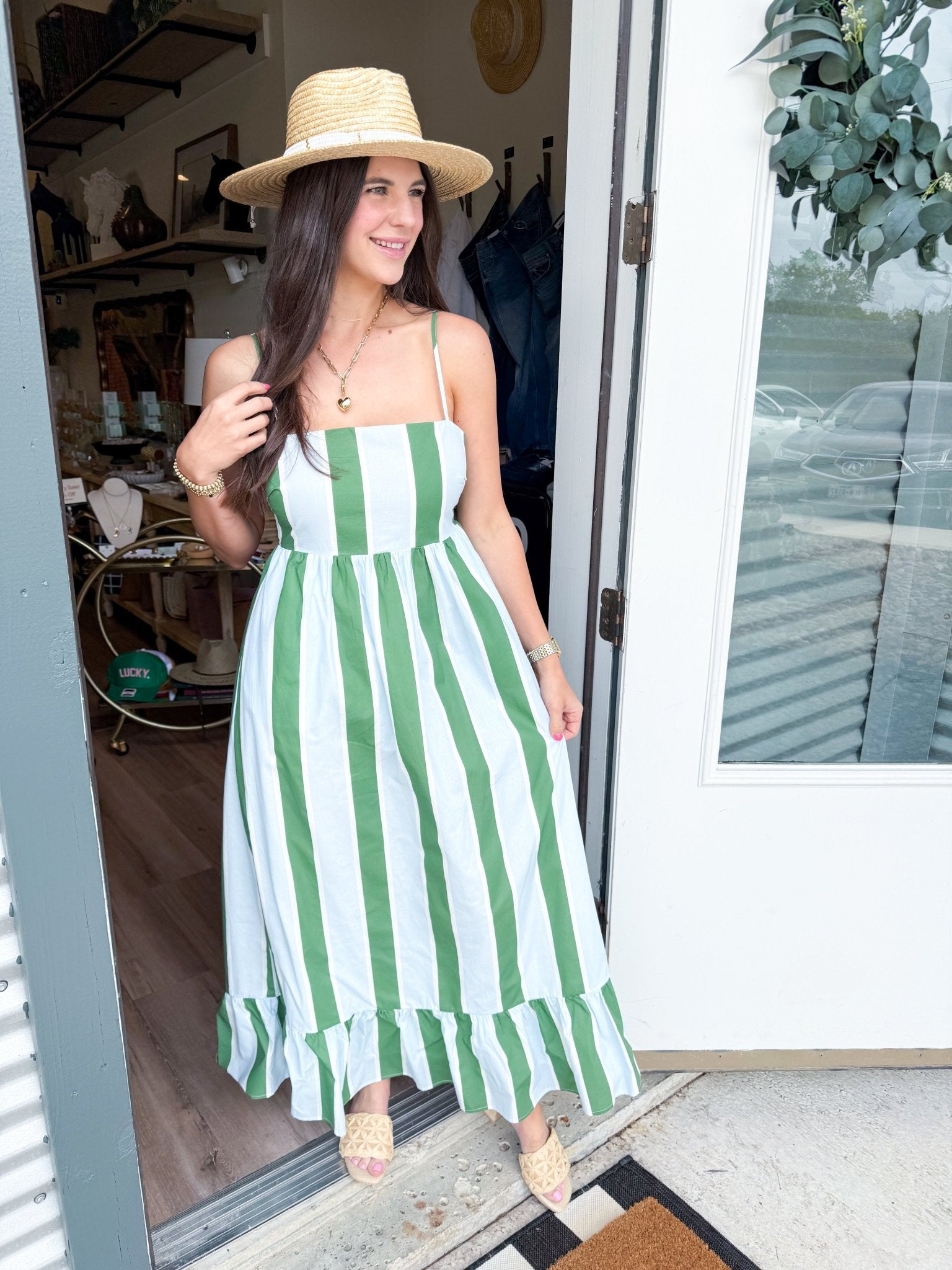 Summerline Stripe Maxi Dress - Elk + Elm