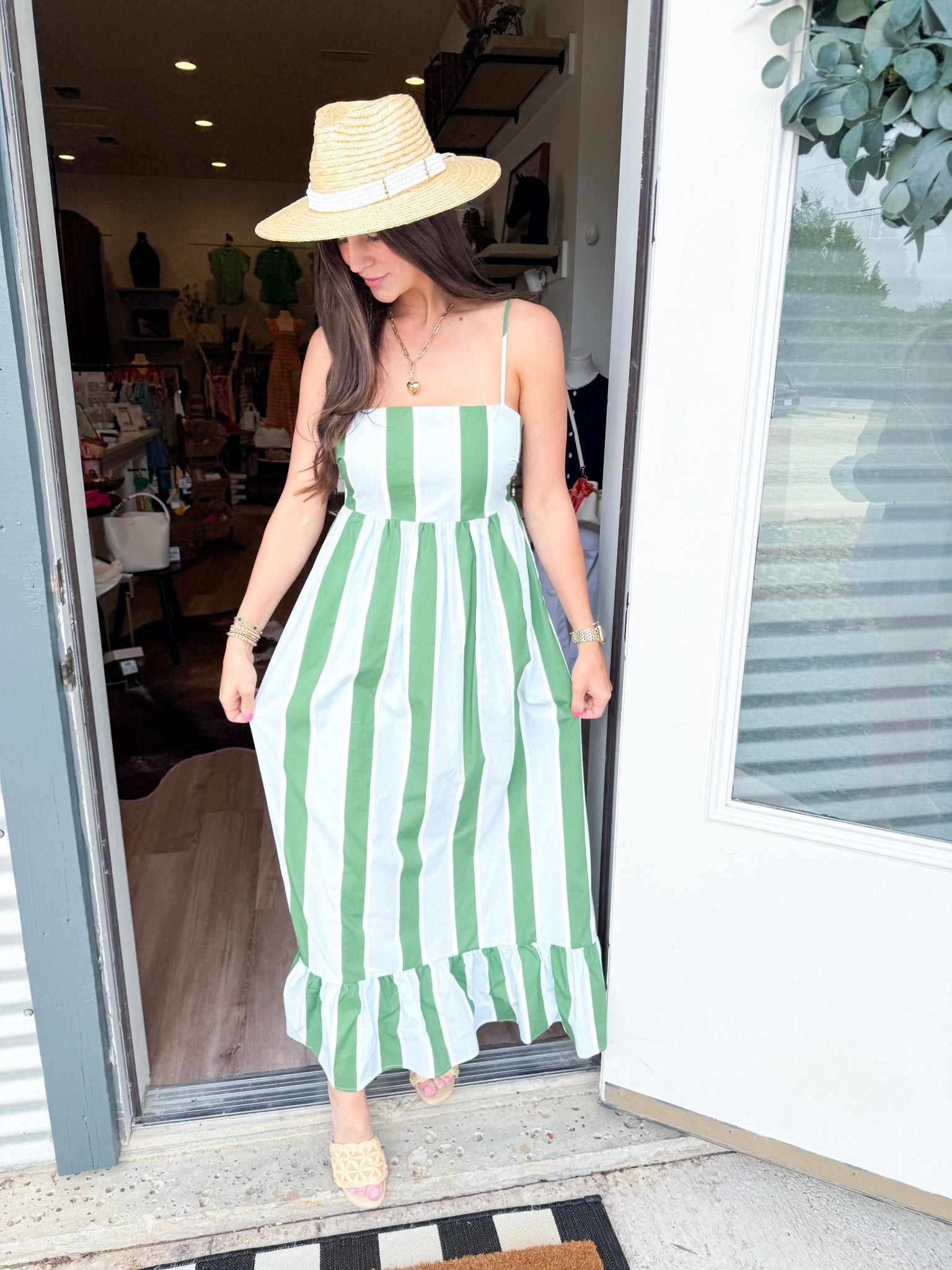 Summerline Stripe Maxi Dress - Elk + Elm