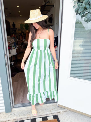 Summerline Stripe Maxi Dress - Elk + Elm