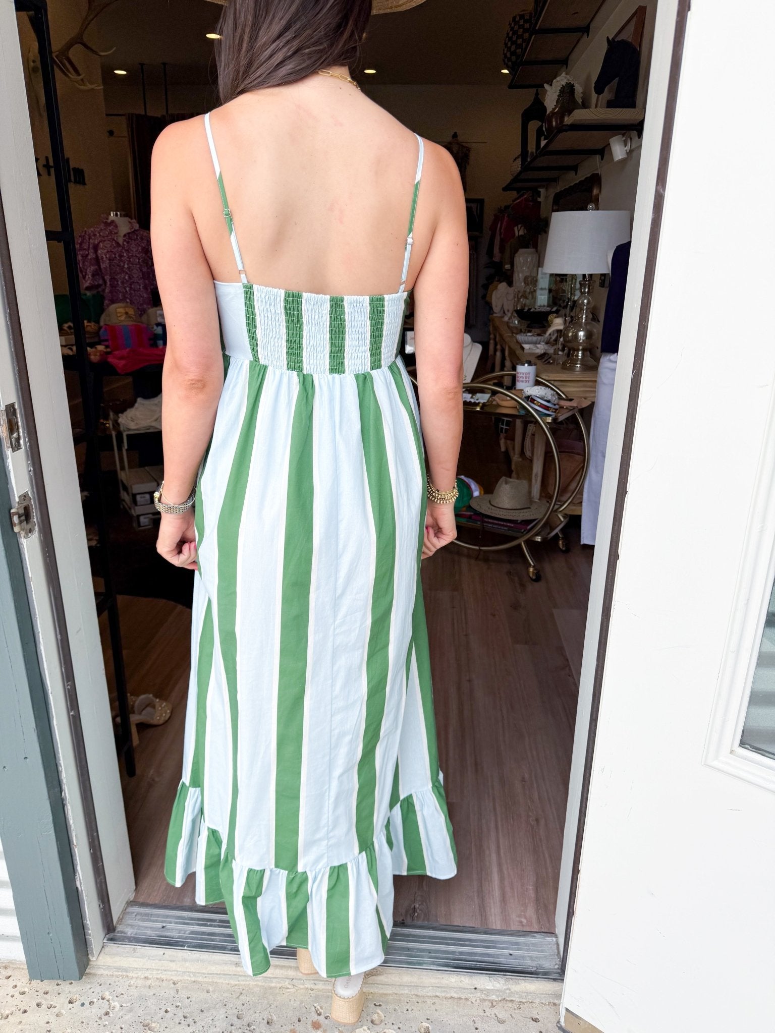 Summerline Stripe Maxi Dress - Elk + Elm