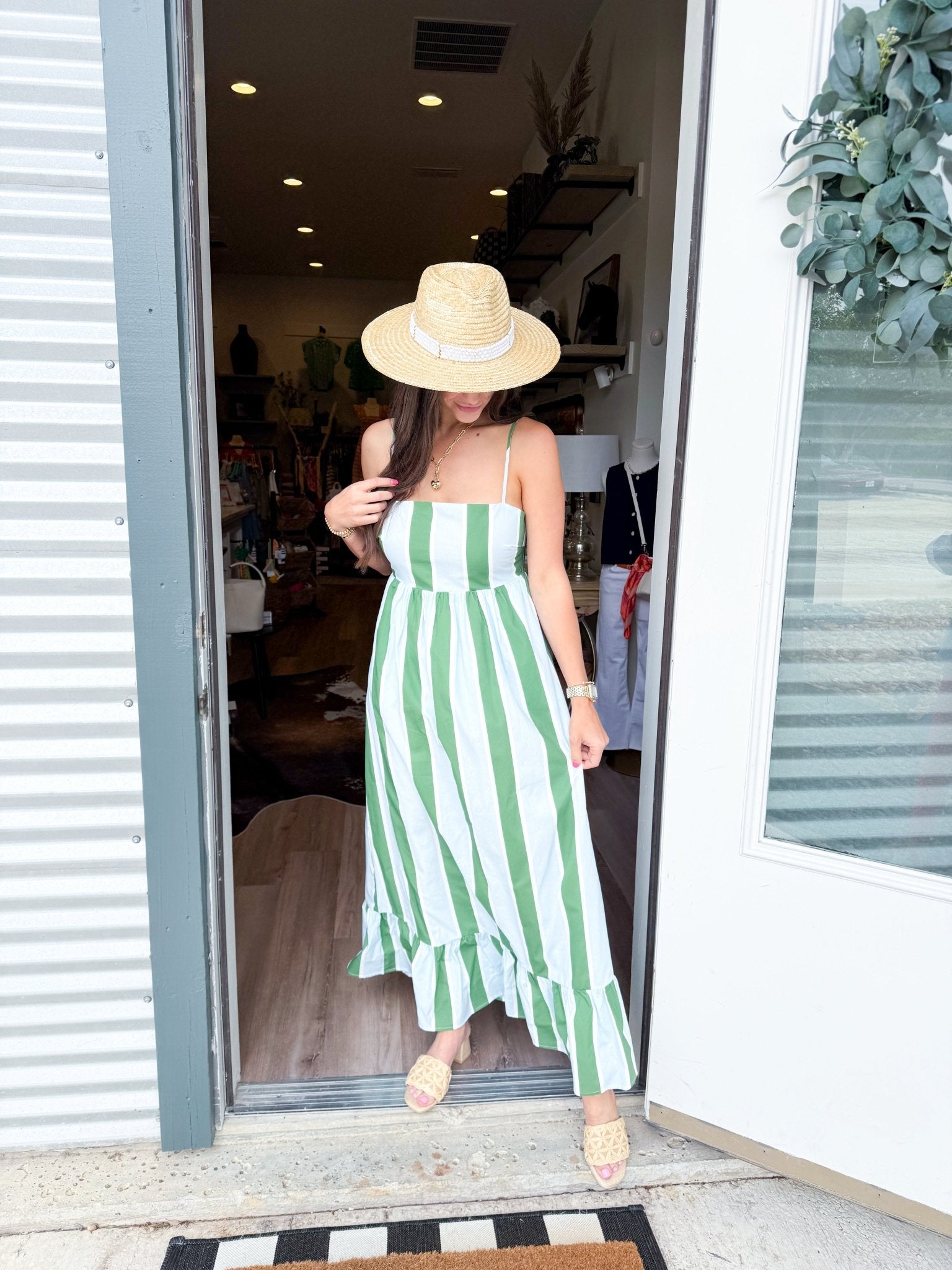 Summerline Stripe Maxi Dress - Elk + Elm