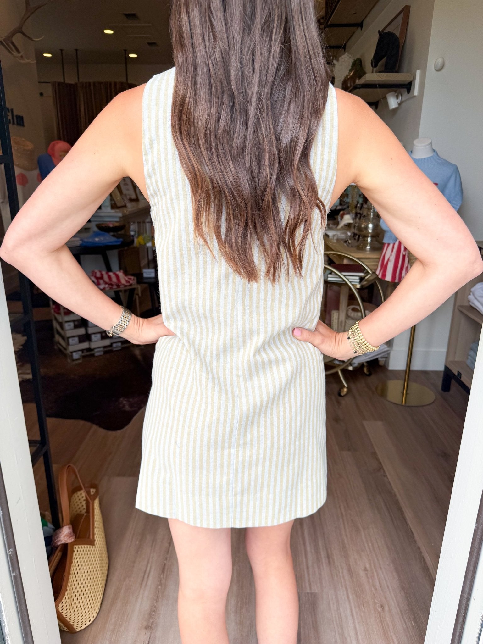 Sunnyside Stripe Dress - Elk + Elm