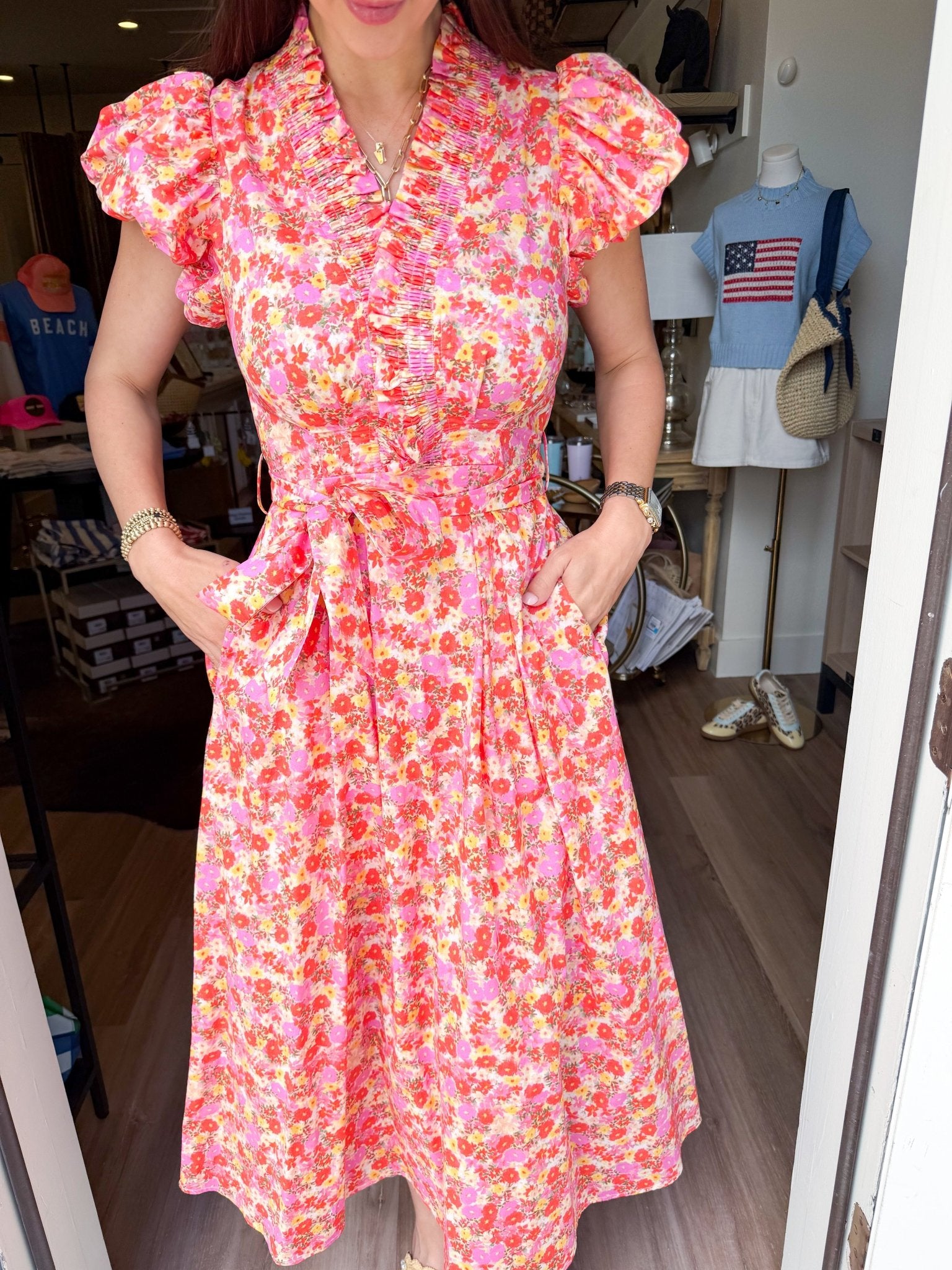 Sunset Petal Midi - Elk + Elm