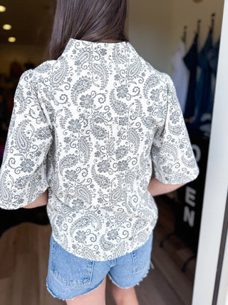 Sunset Stripe and Paisley - Elk + Elm