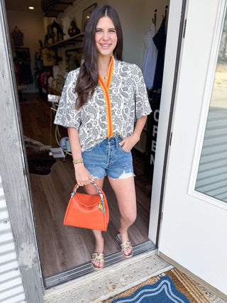 Sunset Stripe and Paisley - Elk + Elm