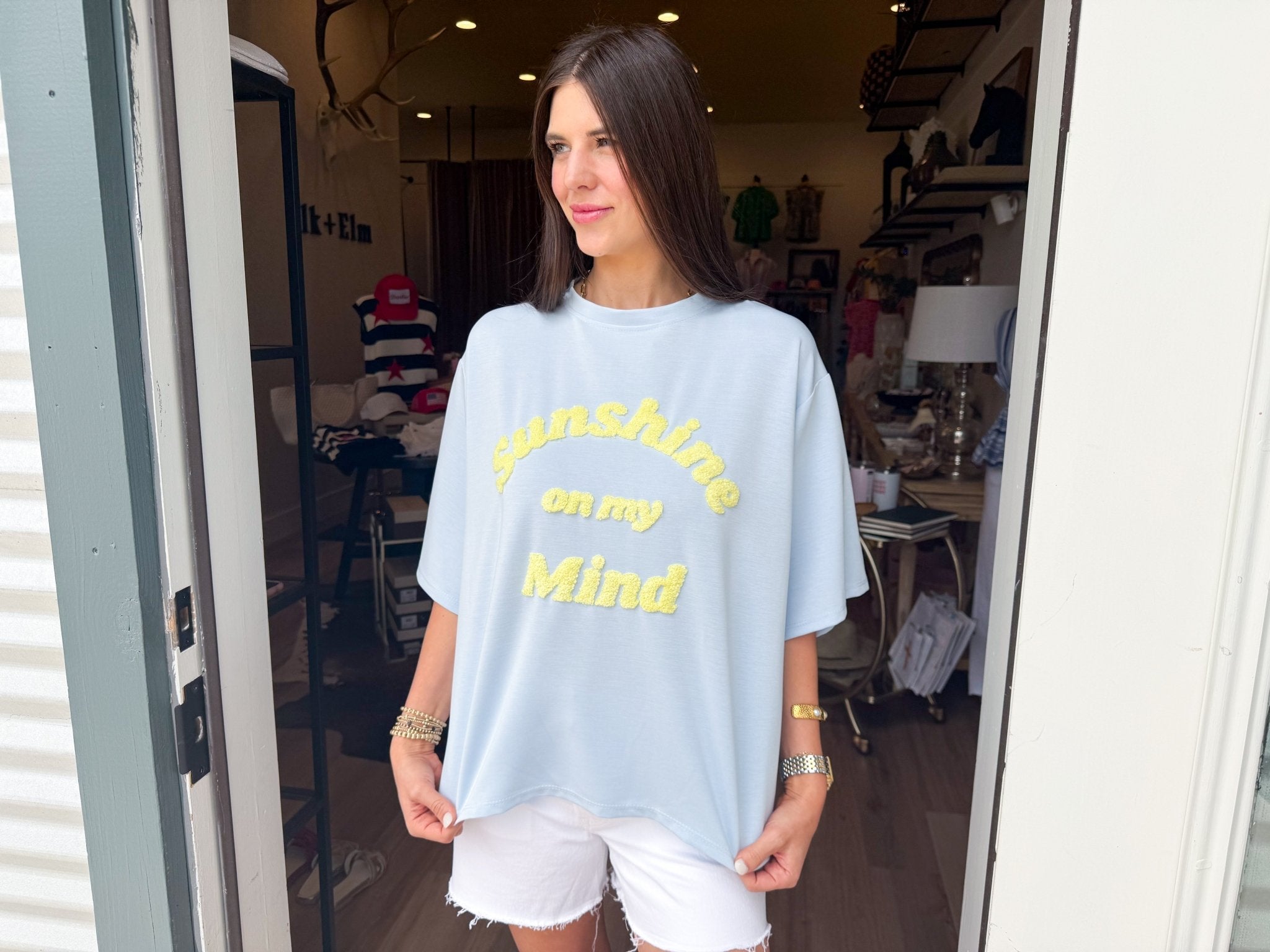 Sunshine On My Mind Tee - Elk + Elm