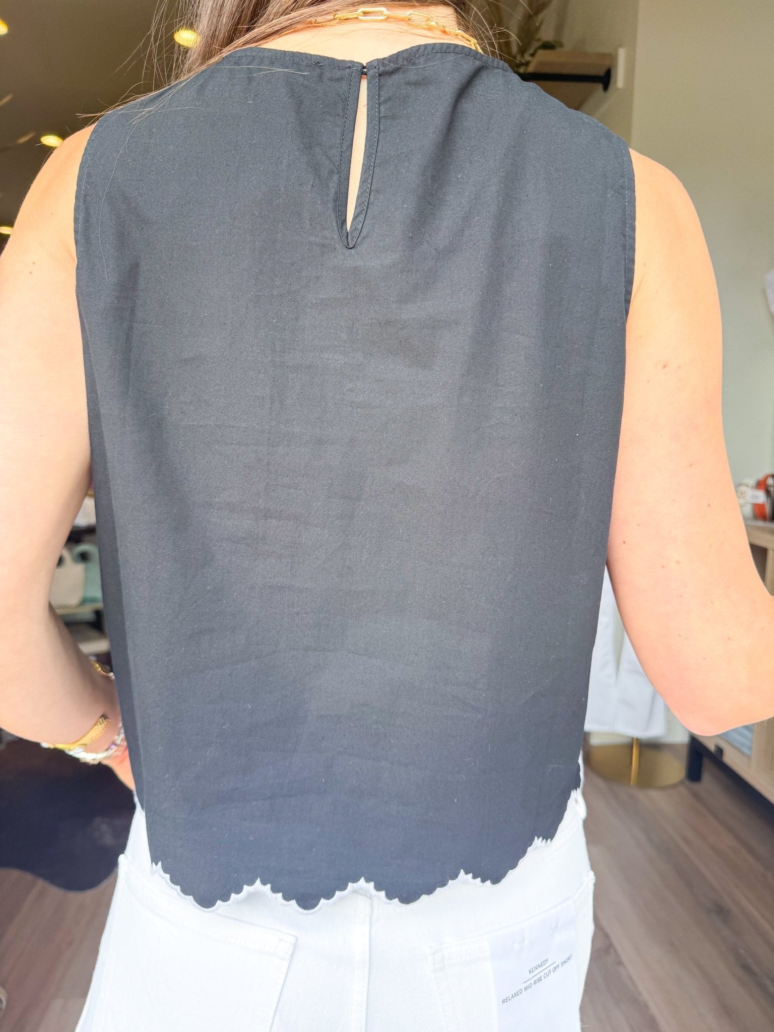 Sweet Bloom Embroidered Tank - Elk + Elm