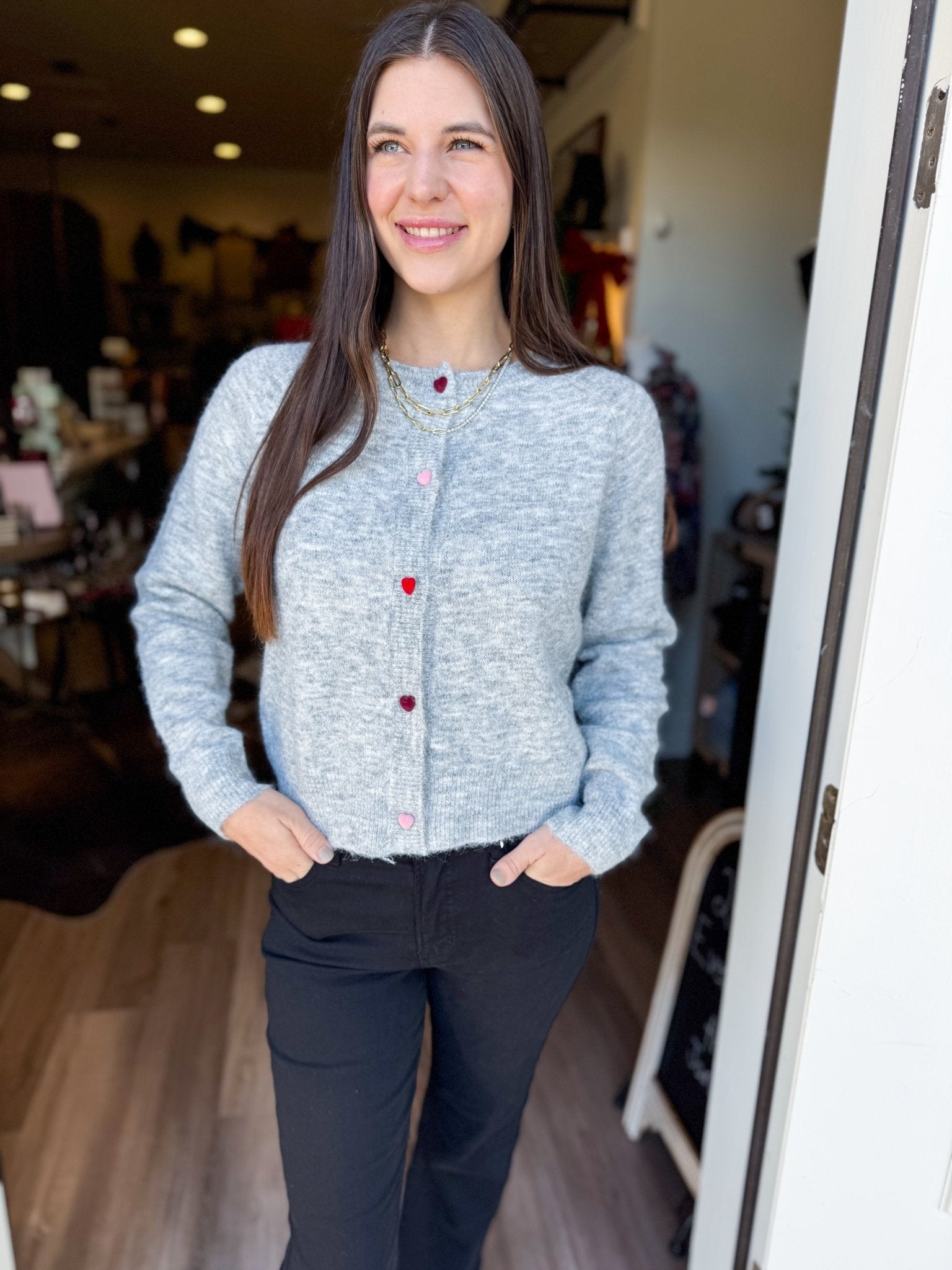 Sweetheart Cardigan - Elk + Elm