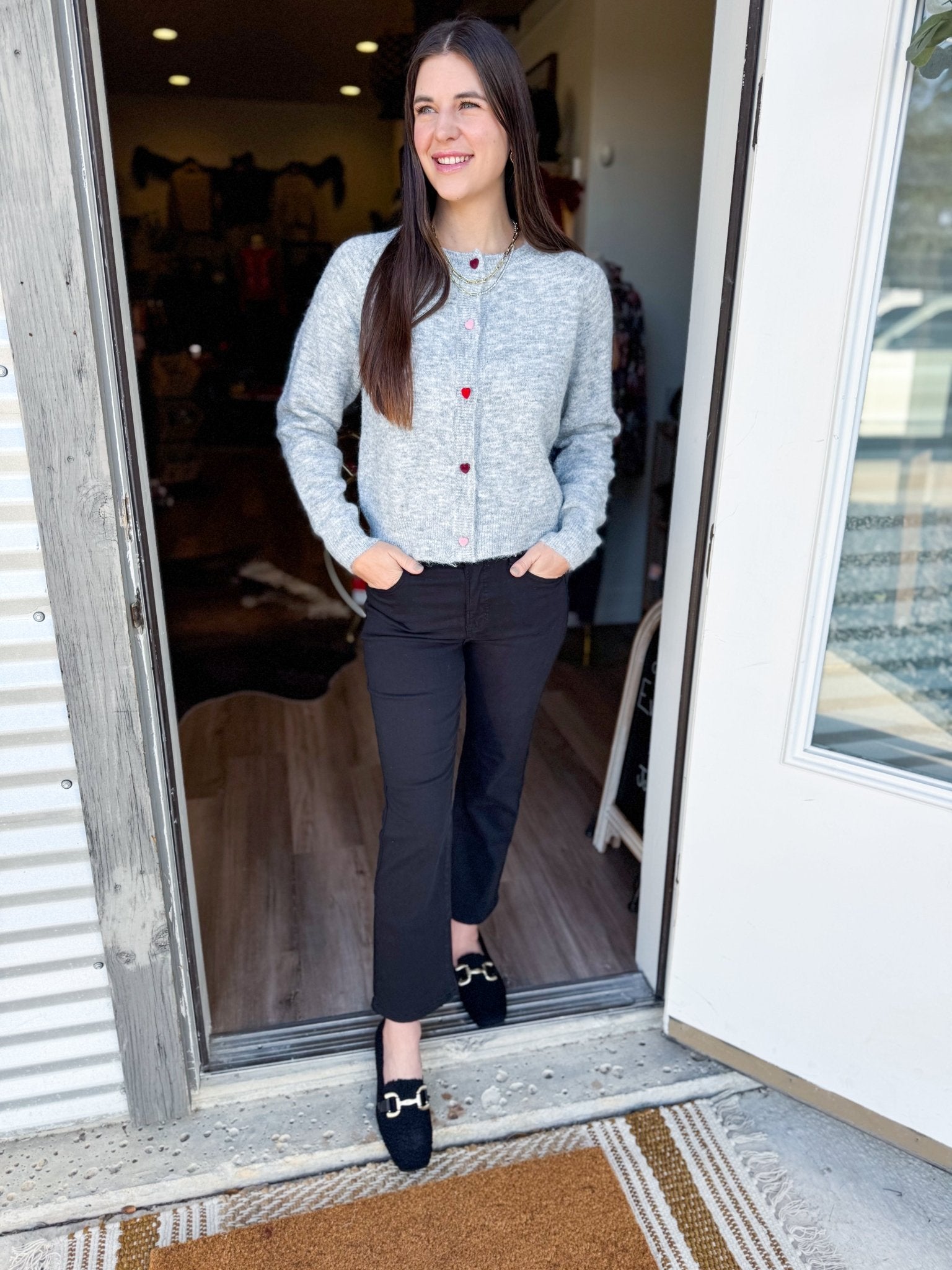 Sweetheart Cardigan - Elk + Elm