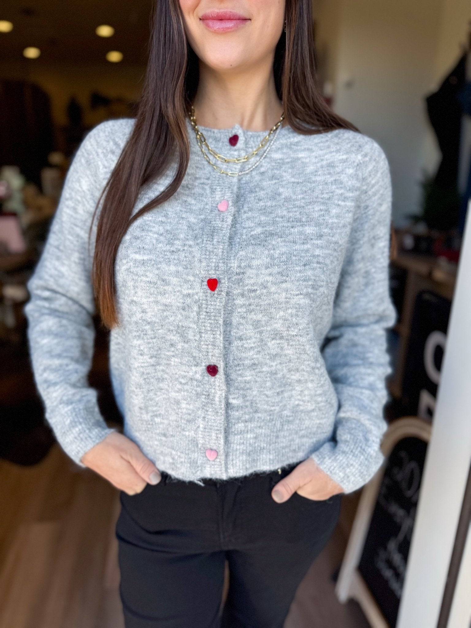 Sweetheart Cardigan - Elk + Elm