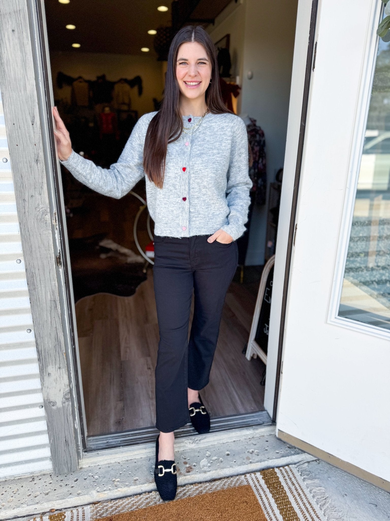 Sweetheart Cardigan - Elk + Elm