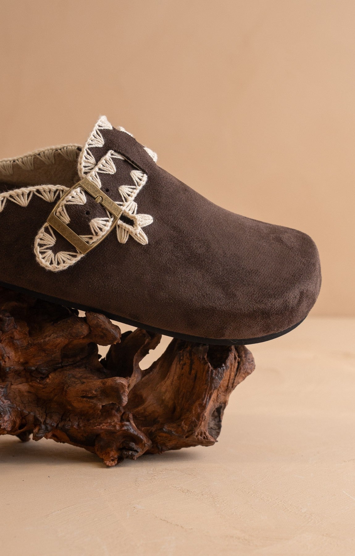 Teri Buckle Mule - Elk + Elm