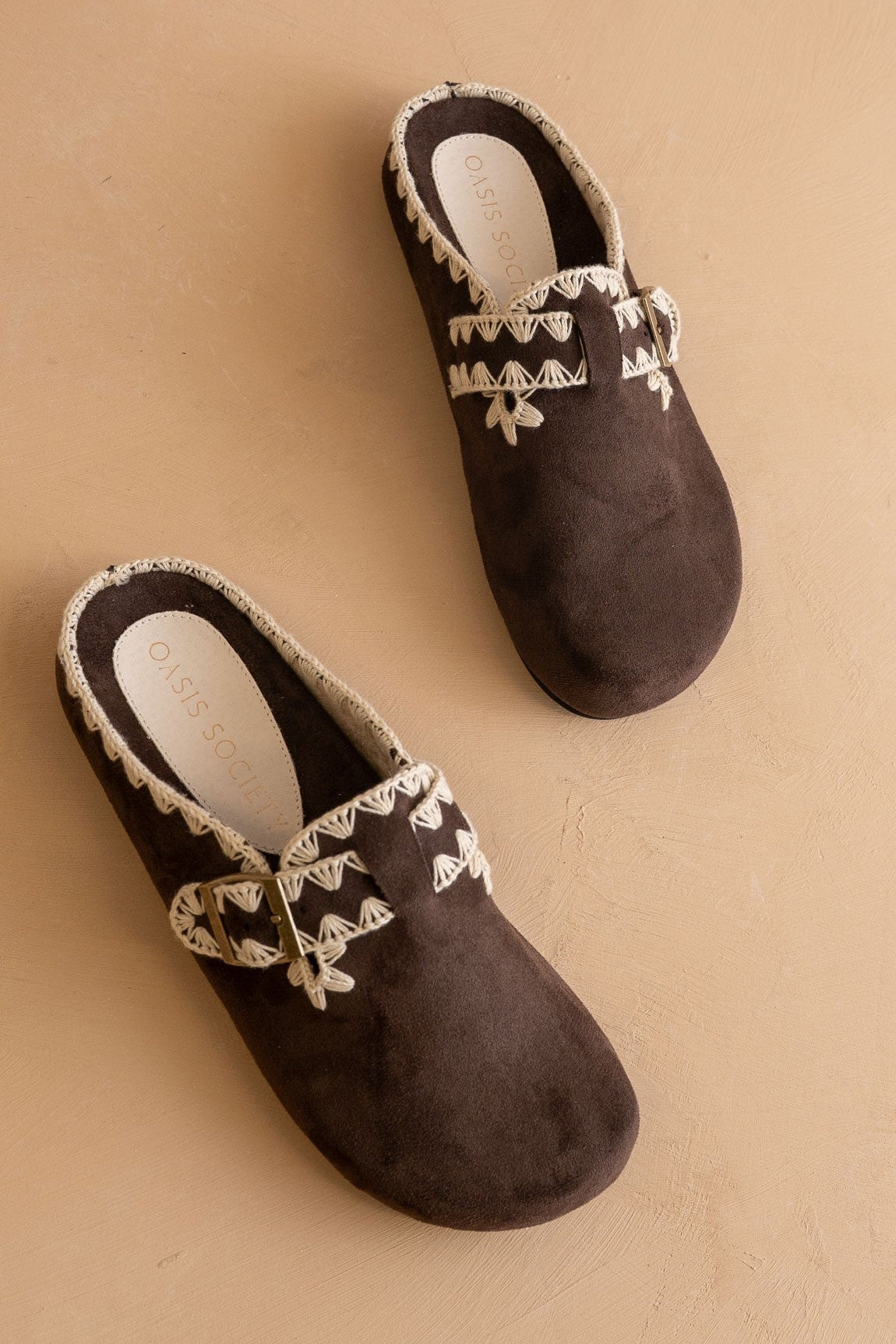 Teri Buckle Mule - Elk + Elm