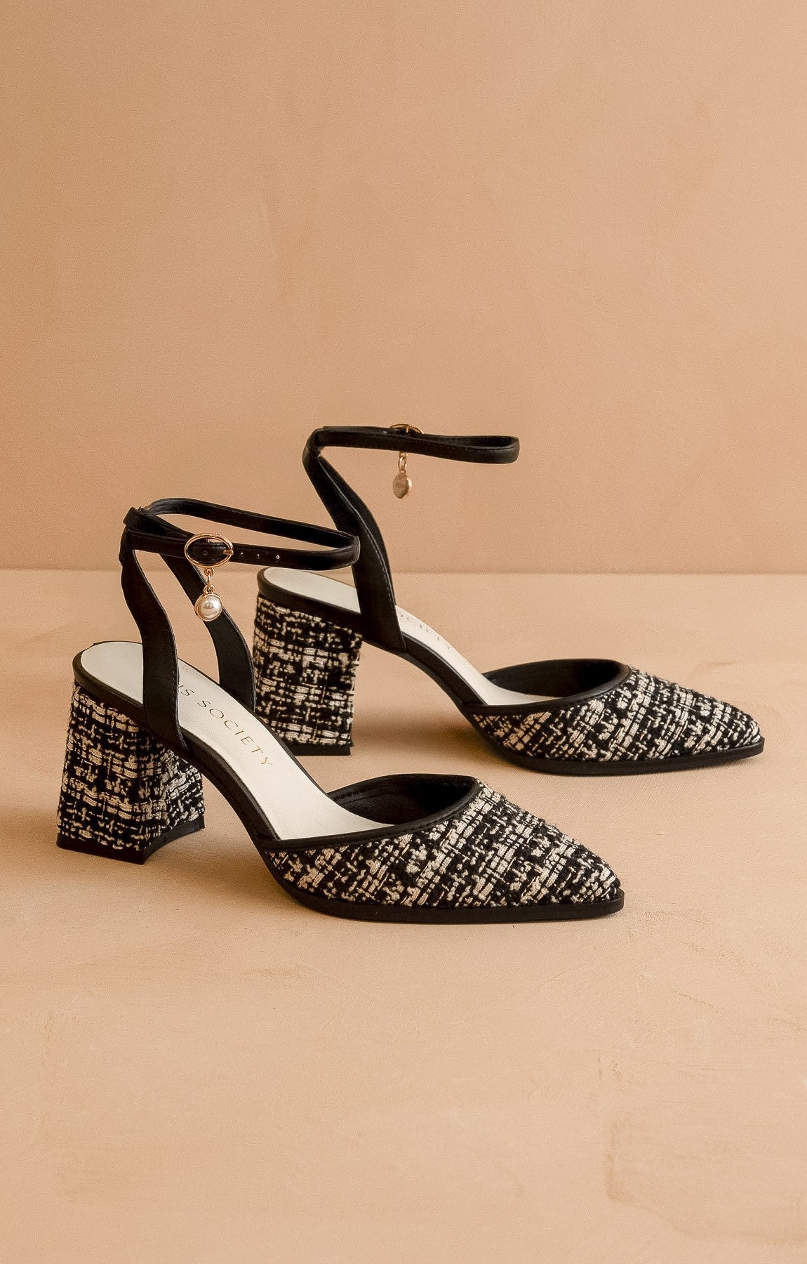 Th Princess Tweed Heels - Elk + Elm