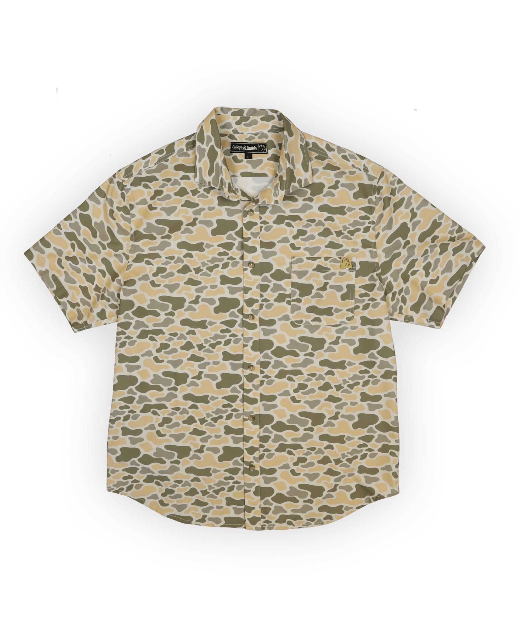 The Burk Short Sleeve Button Up - Elk + Elm