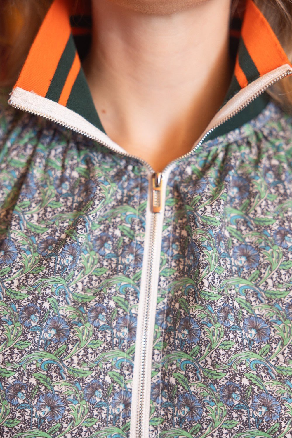 The Chic Girl Half Zip Top - Elk + Elm