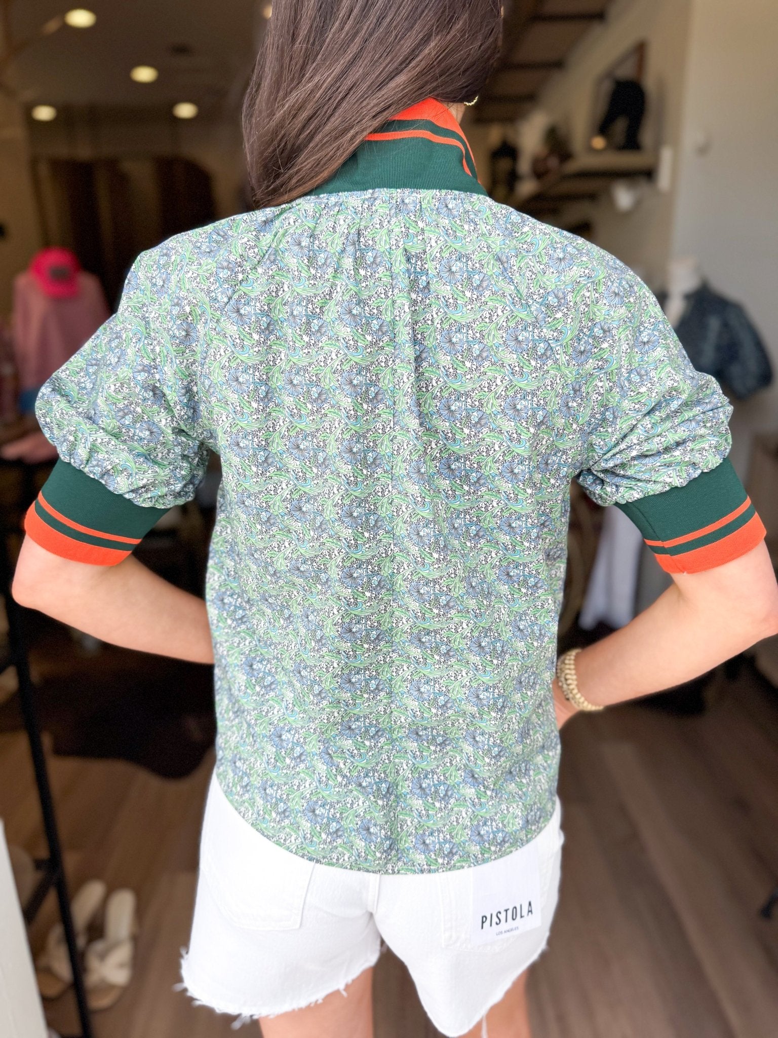 The Chic Girl Half Zip Top - Elk + Elm
