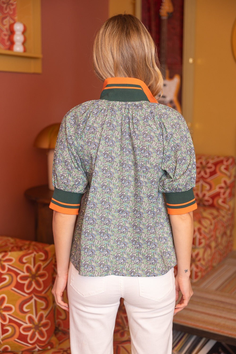 The Chic Girl Half Zip Top - Elk + Elm