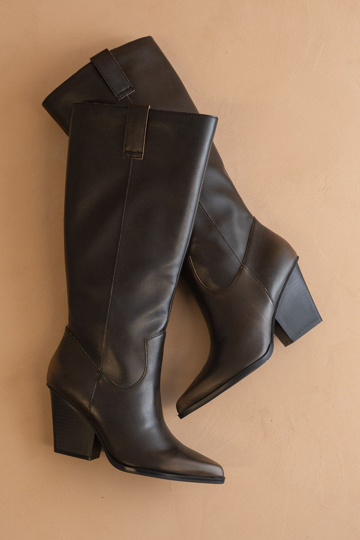 The Collins Wester Knee Boot - Elk + Elm