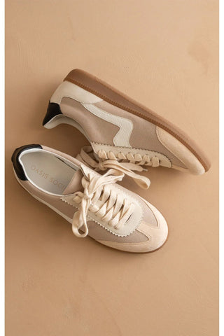 The Kyla Classic Sneaker - Almond - Elk + Elm