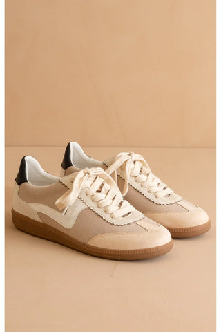 The Kyla Classic Sneaker - Almond - Elk + Elm