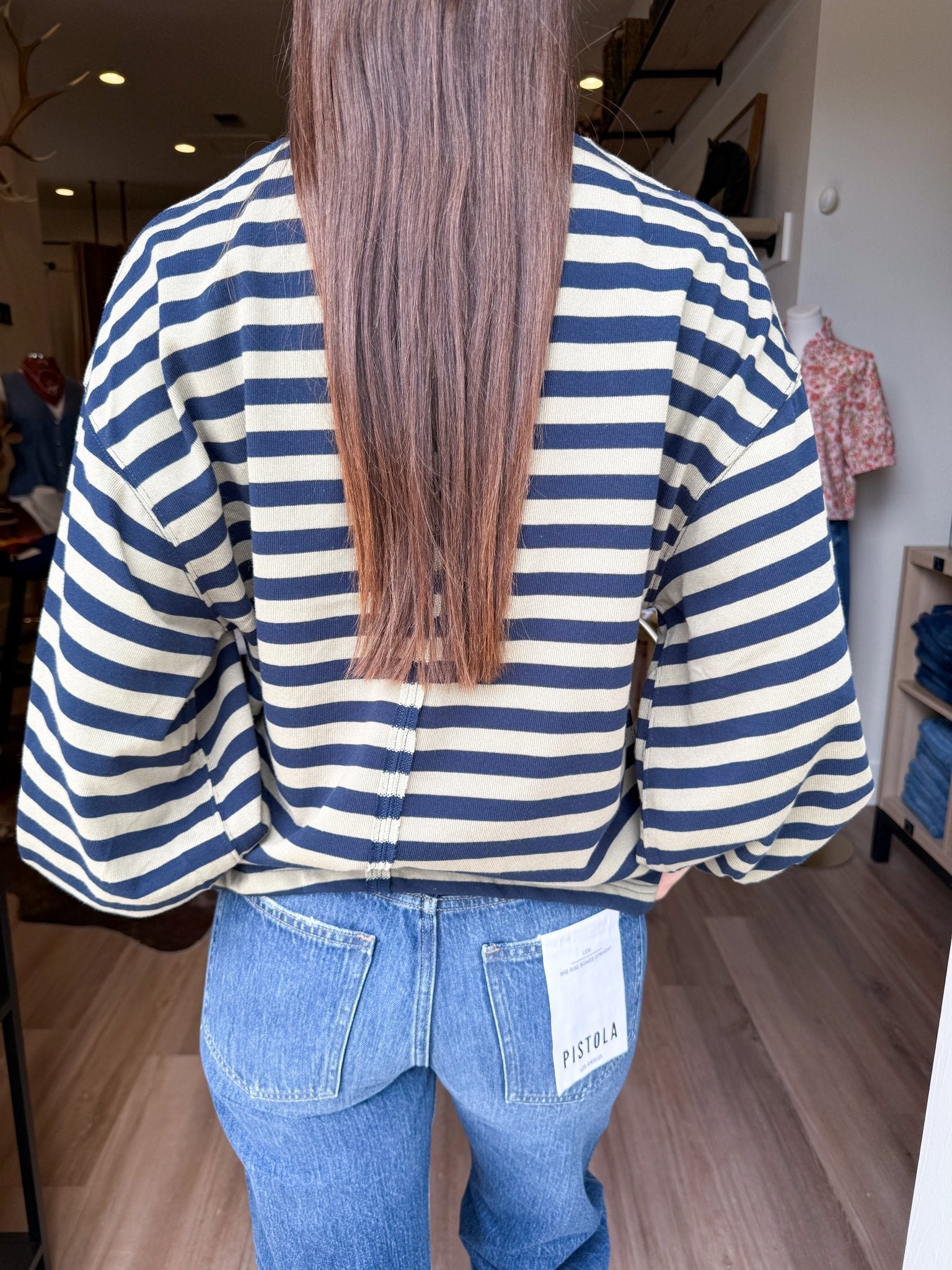 The On Repeat Stripe Top - Elk + Elm