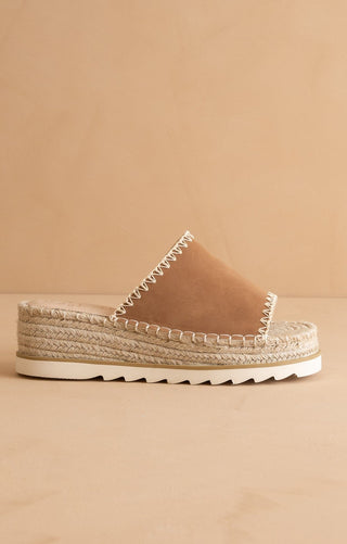 The Vista - Espadrille Platform Sandals - Elk + Elm