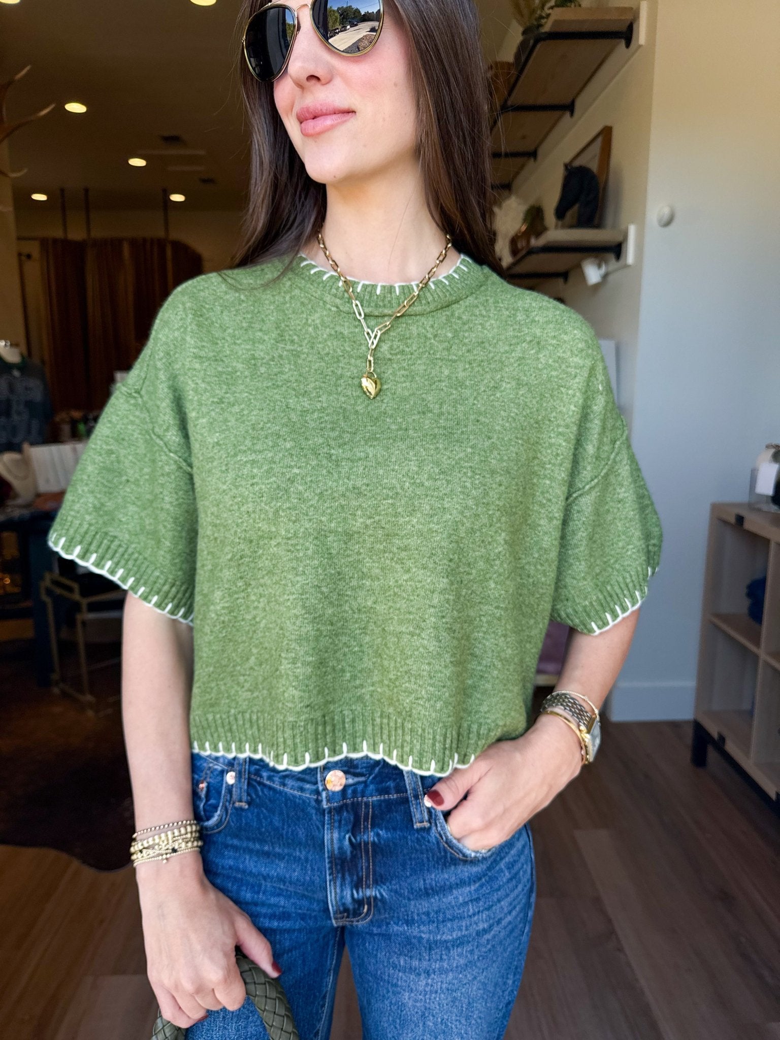 The Whipstitch Sweater - Elk + Elm