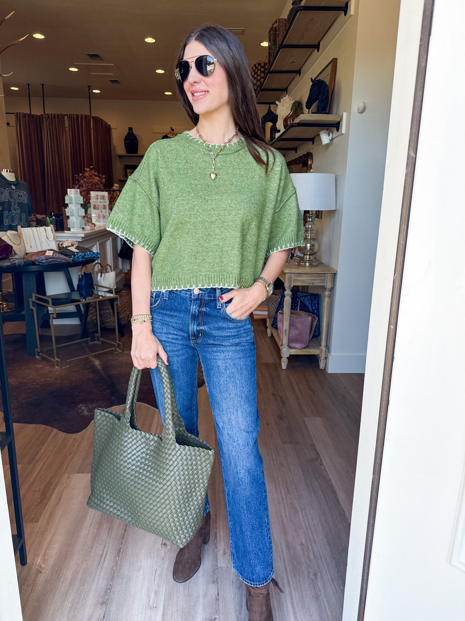 The Whipstitch Sweater - Elk + Elm