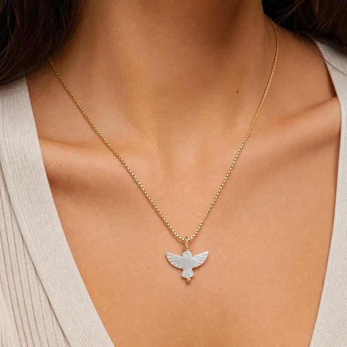 Thunderbird Necklace - Pearl - Elk + Elm