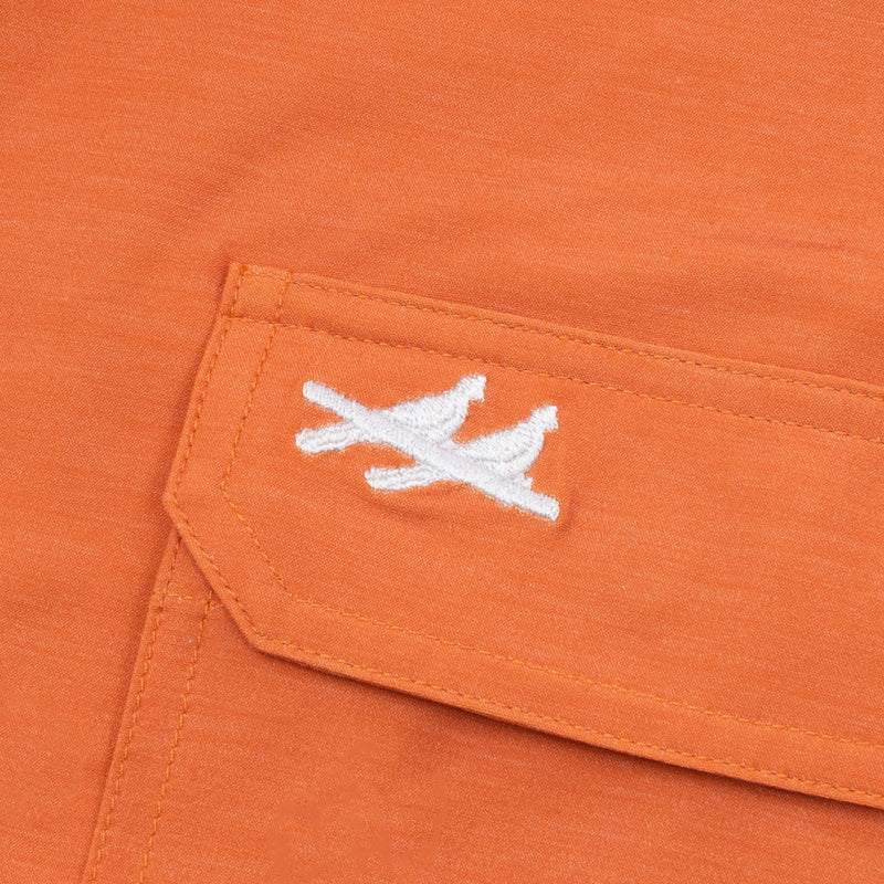 Rio SS Button Up Orange