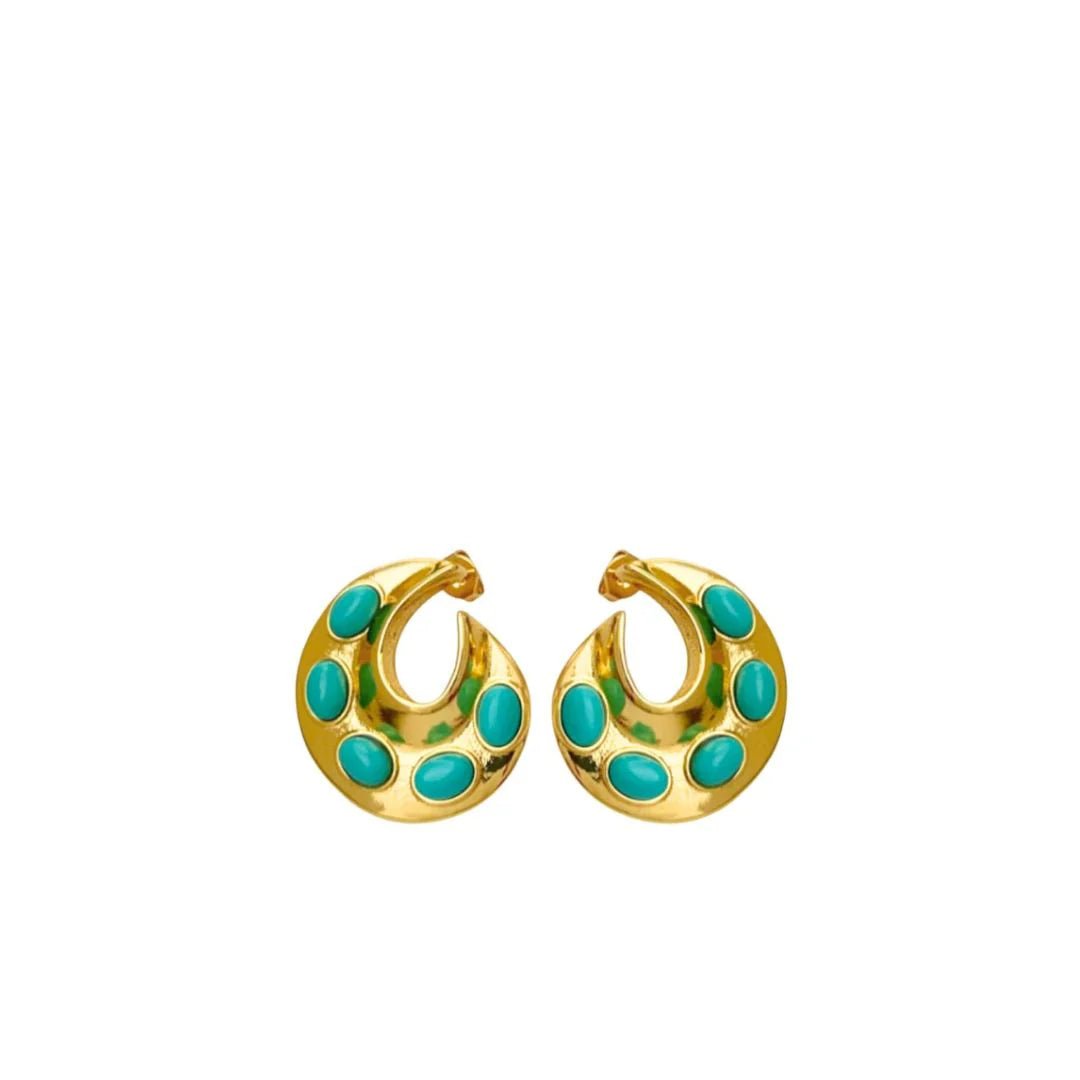 Turquoise Mesa Earrings - Elk + Elm