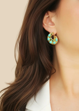 Turquoise Mesa Earrings - Elk + Elm