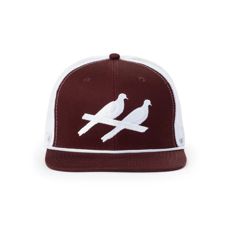 Two Dove Large Logo Cap - Maroon - Elk + Elm