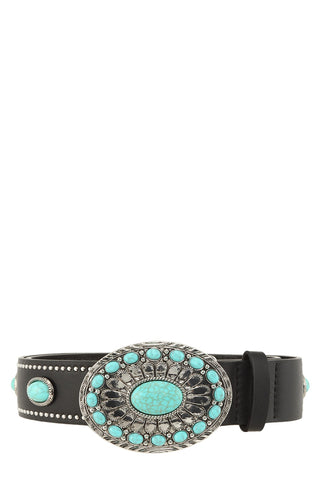 Turquoise Buckle Belt