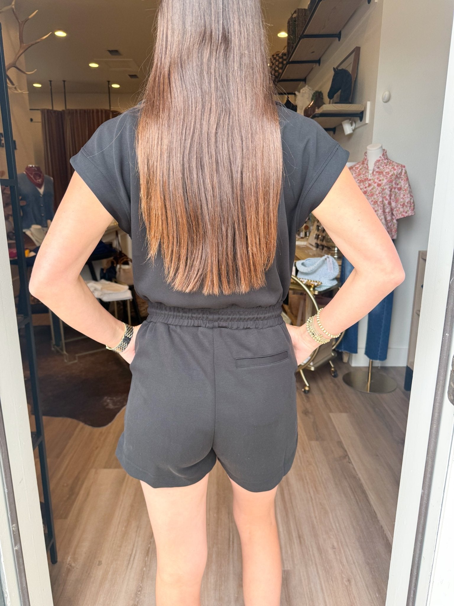 Valentine Romper - Black - Elk + Elm