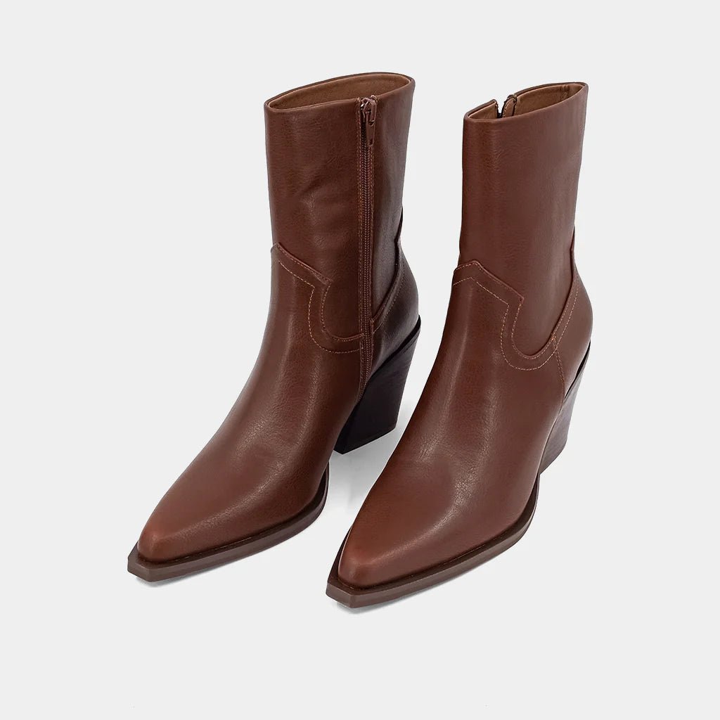 Victoria Boot - Cognac - Elk + Elm