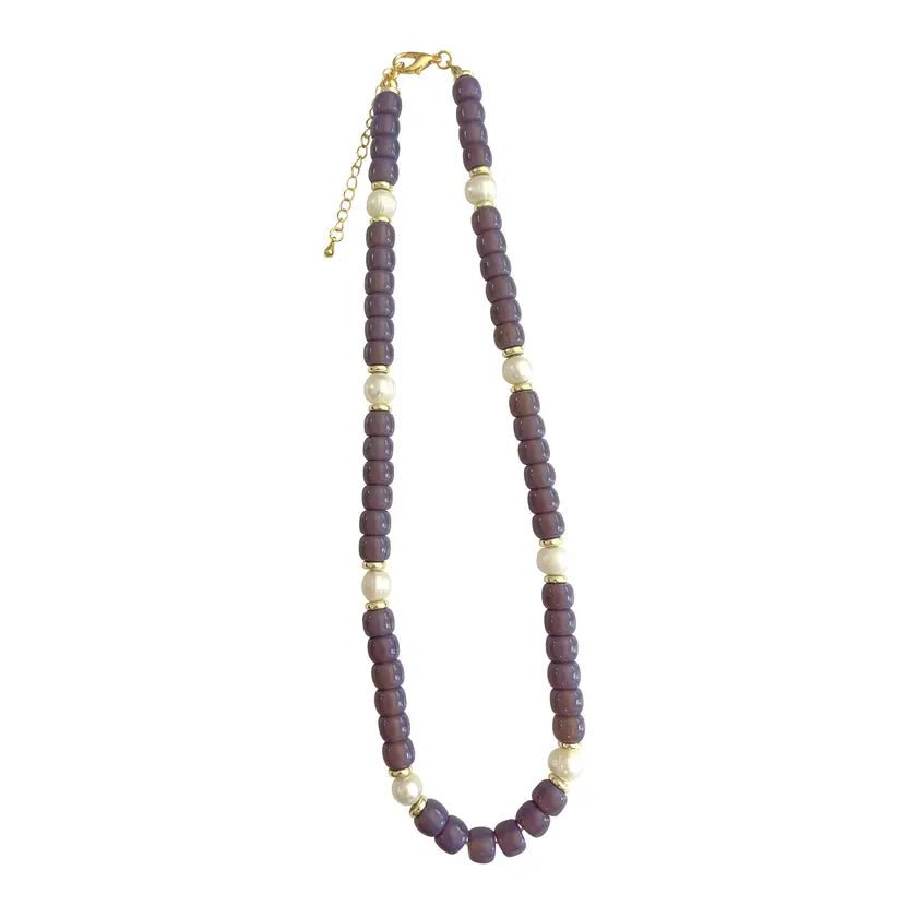 Victory Necklace - Purple - Elk + Elm
