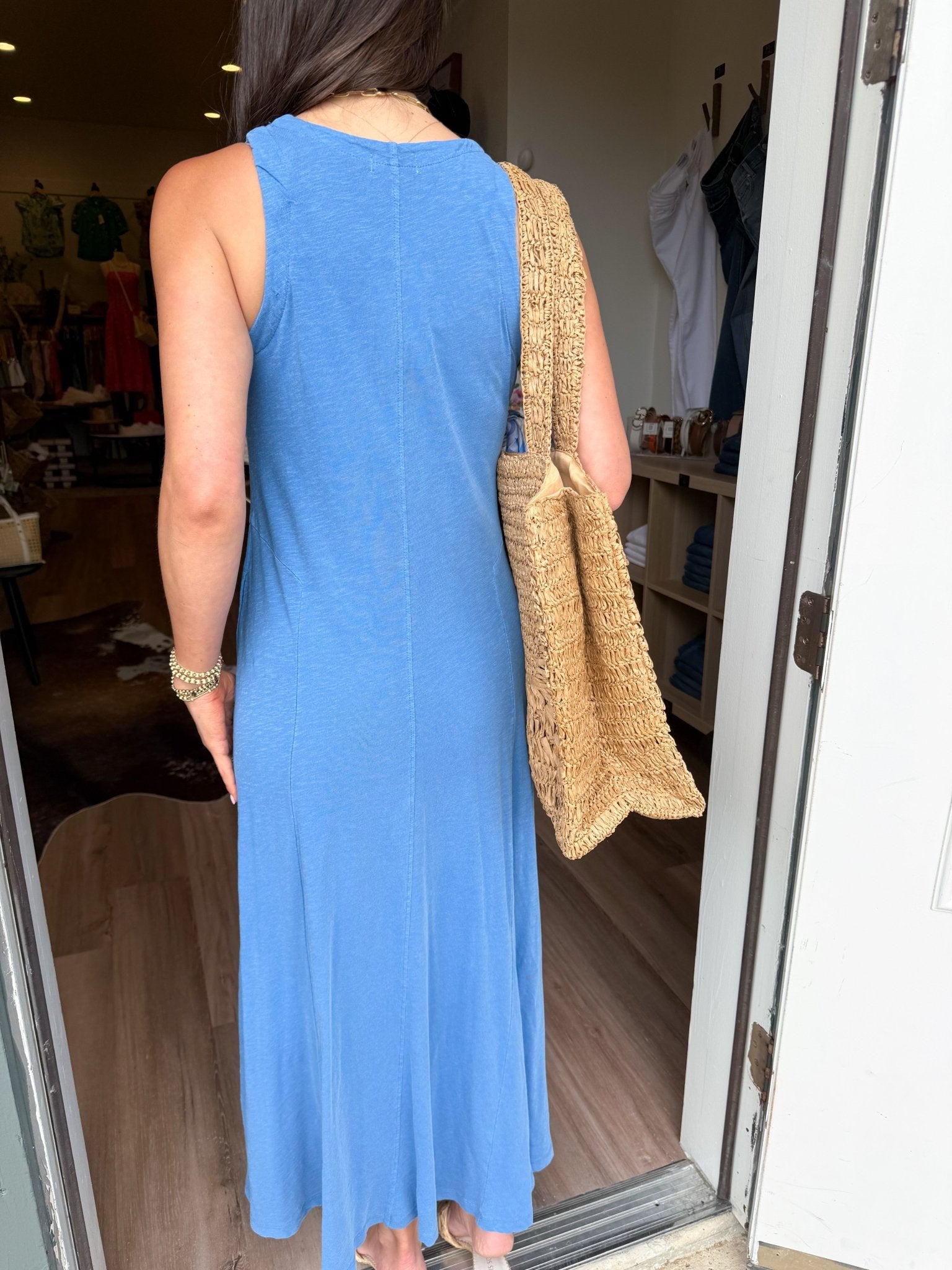 Waters Edge Midi Dress - Elk + Elm