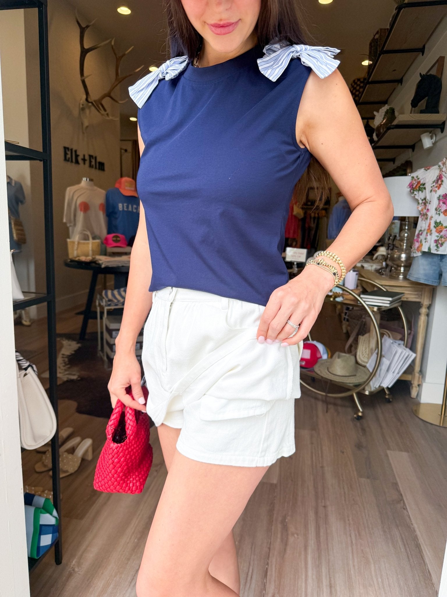 Weekend Ruffle Skort - Elk + Elm