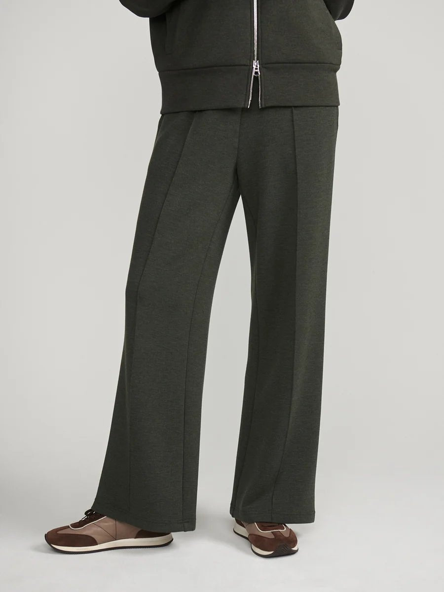 Wide Leg Pant - Olive Marl - Elk + Elm