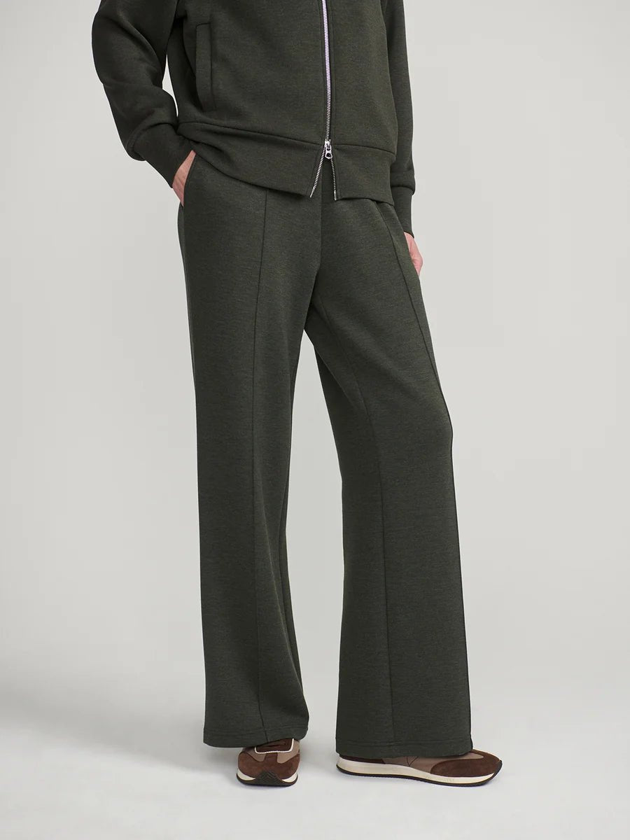 Wide Leg Pant - Olive Marl - Elk + Elm